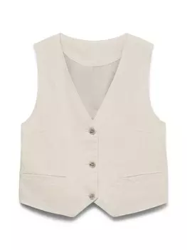 Жилет VERO MODA VMLia, кремовый