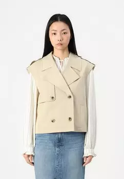 Жилет VIEMELIE TRENCH VEST VILA, песочный