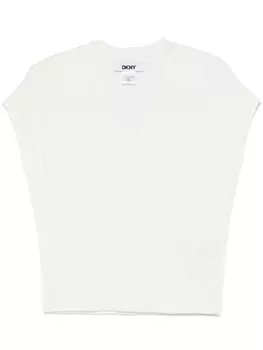 Жилет в рубчик DKNY, нейтральный