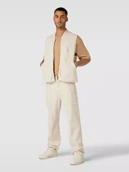 Жилет в стиле пэчворк KARL KANI, кремовый