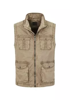 Жилет в стиле полевой куртки из чистого хлопка BUSTER Redpoint, цвет Heritage Camel
