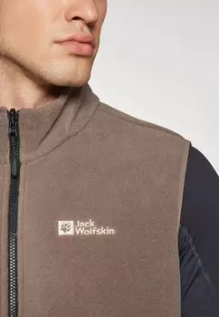 Жилет WALDSTEIG FULL ZIP VEST Jack Wolfskin, светло-коричневый