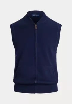 Жилет WASHABLE WOOL FULL ZIP JUMPER WAISTCOAT Ralph Lauren, темно-синий