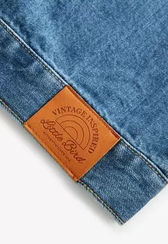 Жилет WASHED RAINBOW EMBROIDERED REGULAR FIT Little Bird, синий