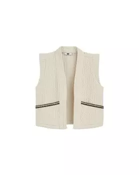 Жилет WE Fashion, белый