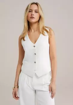 Жилет WE Fashion, белый