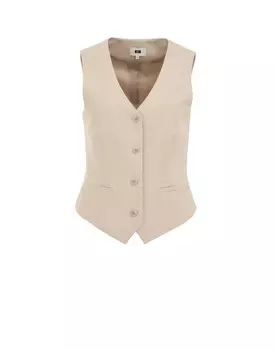 Жилет WE Fashion, бежевый