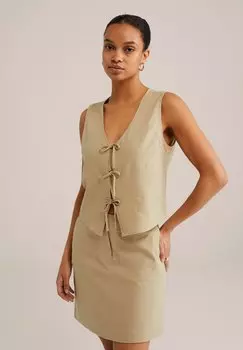 Жилет WE Fashion, бежевый