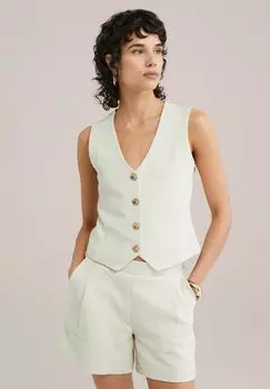 Жилет WE Fashion, бежевый