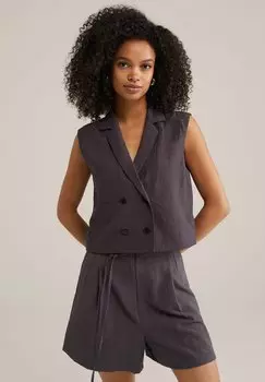 Жилет WE Fashion, темно-серый