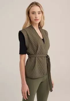 Жилет WE Fashion, темно-зеленый