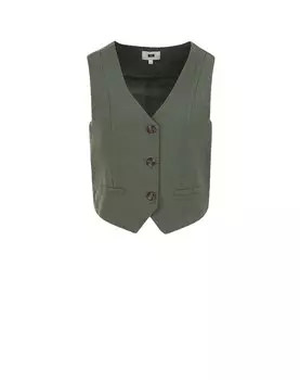 Жилет WE Fashion, темно-зеленый