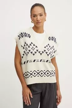 Жилет Weekend Max Mara, бежевый