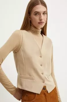 Жилет Weekend Max Mara, коричневый