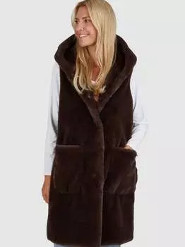 Жилет White Label, коричневый