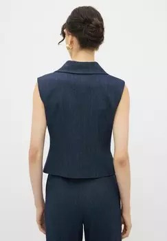 Жилет WITH FLAP POCKETS adL, темно-синий