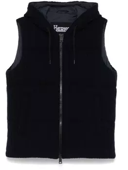 Жилет вязаный Herno, синий