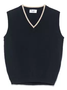 Жилет вязаный Il Gufo, синий