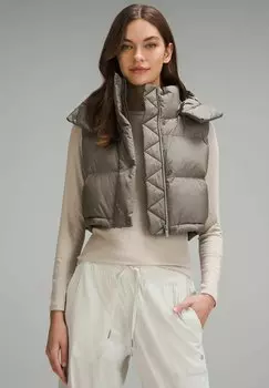 Жилет WUNDER PUFF SUPER-CROPPED lululemon, цвет rover