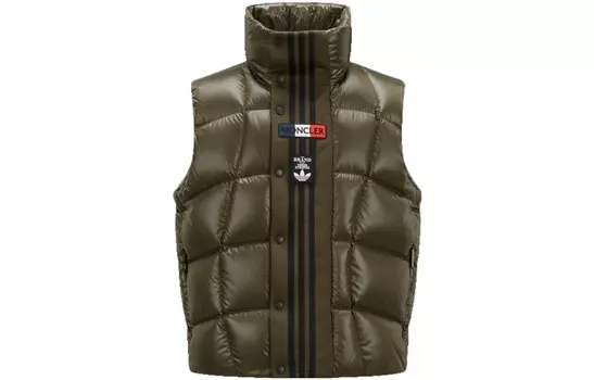 Жилет X Adidas Originals Bozon Down Moncler, зеленый