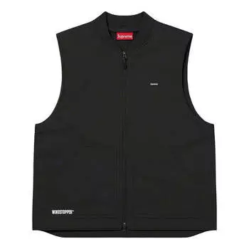 Жилет x gore-tex windstopper work vest 'black white' Supreme, черный