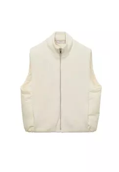 Жилет YAYA Mango, молочный