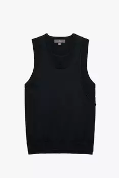 Жилет Zara by Stefano Pilati Knit, черный