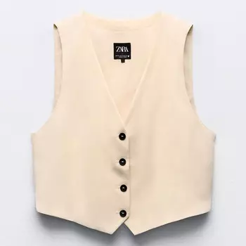 Жилет Zara Vents, бежевый