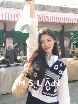 Жилет жаккардовый MSlan, серый