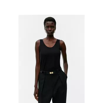 Жилет женский Arket с круглым вырезом, черный