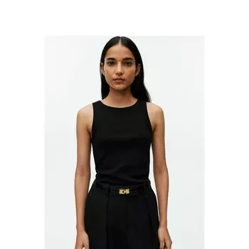 Жилет женский Arket в рубчик, черный