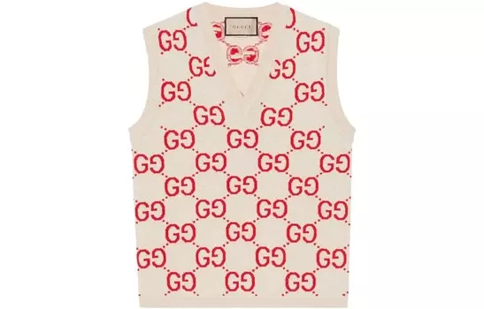 Жилет женский белый Gucci