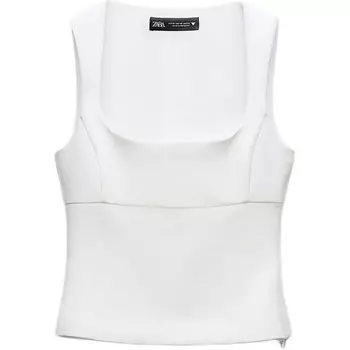 Жилет женский белый Zara