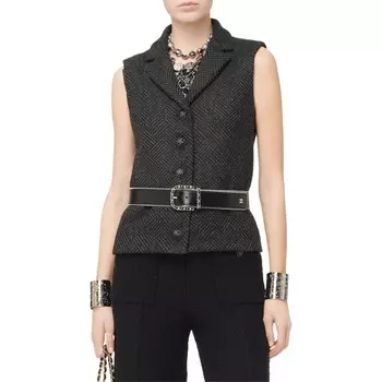 Жилет женский черный Chanel
