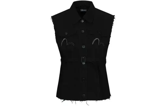 Жилет женский черный Evisu