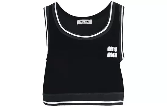 Жилет женский черный Miu Miu