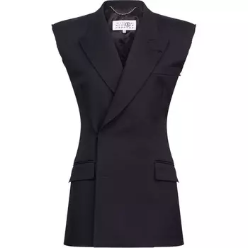 Жилет женский черный Mm6 Maison Margiela