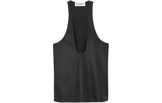 Жилет женский черный Saint Laurent