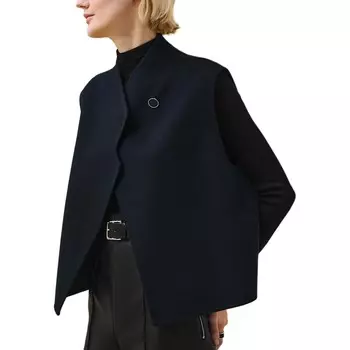 Жилет женский черный/синий Hermes