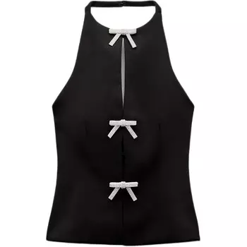 Жилет женский черный Zara
