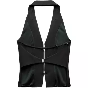 Жилет женский черный Zara