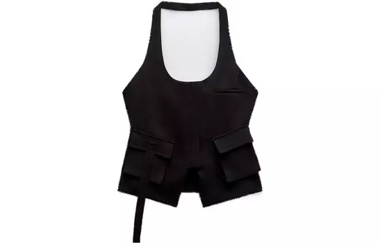 Жилет женский черный Zara