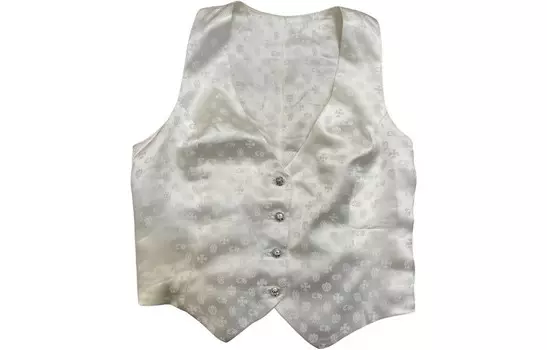 Жилет женский Chrome Hearts, серебряный