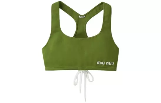 Жилет женский фисташковый Miu Miu