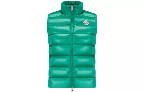 Жилет женский изумрудно-зеленый Moncler