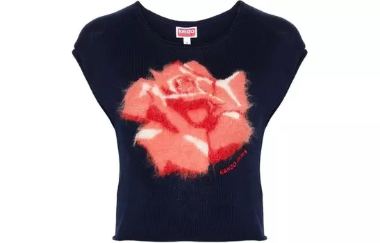 Жилет женский Kenzo, темно-синий