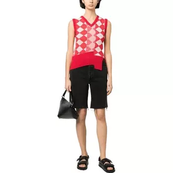 Жилет женский красный Mm6 Maison Margiela