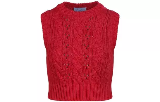 Жилет женский красный Prada