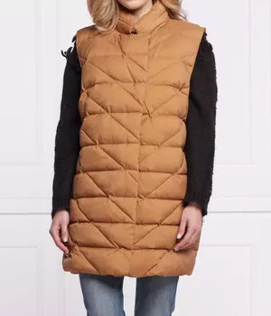 Жилет женский Marc Cain пуховый длинный, коричневый