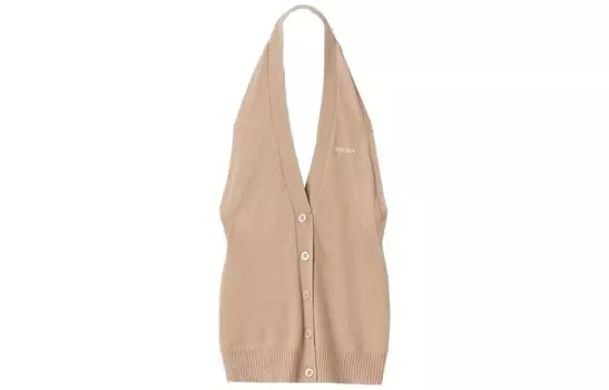 Жилет женский Miu Miu, коричневый